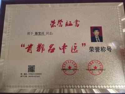 陈宝川：以仁心仁术守护中医瑰宝用创新传承铸就时代华章