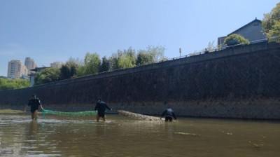“红蓝马甲护河队”巡河护河美家园